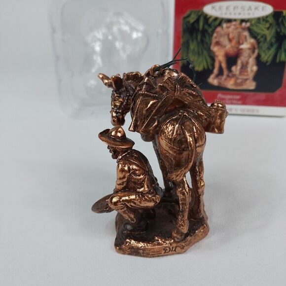 Hallmark Ornament The Old West Prospector ~ Gold Mining 2nd‎ 2 in Series 1999 - Picture 3 of 7